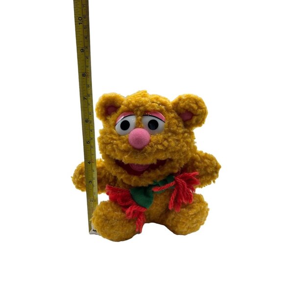 Vintage 1987 Baby Fozzie Bear Muppet Babies 8” Christmas Plush Toy Jim Henson - Picture 8 of 8